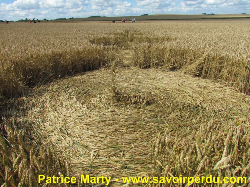 Etchilhampton (2), Wiltshire crop circle, aerial photo 41